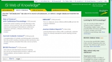 Web of Knowledge-Datenbanken